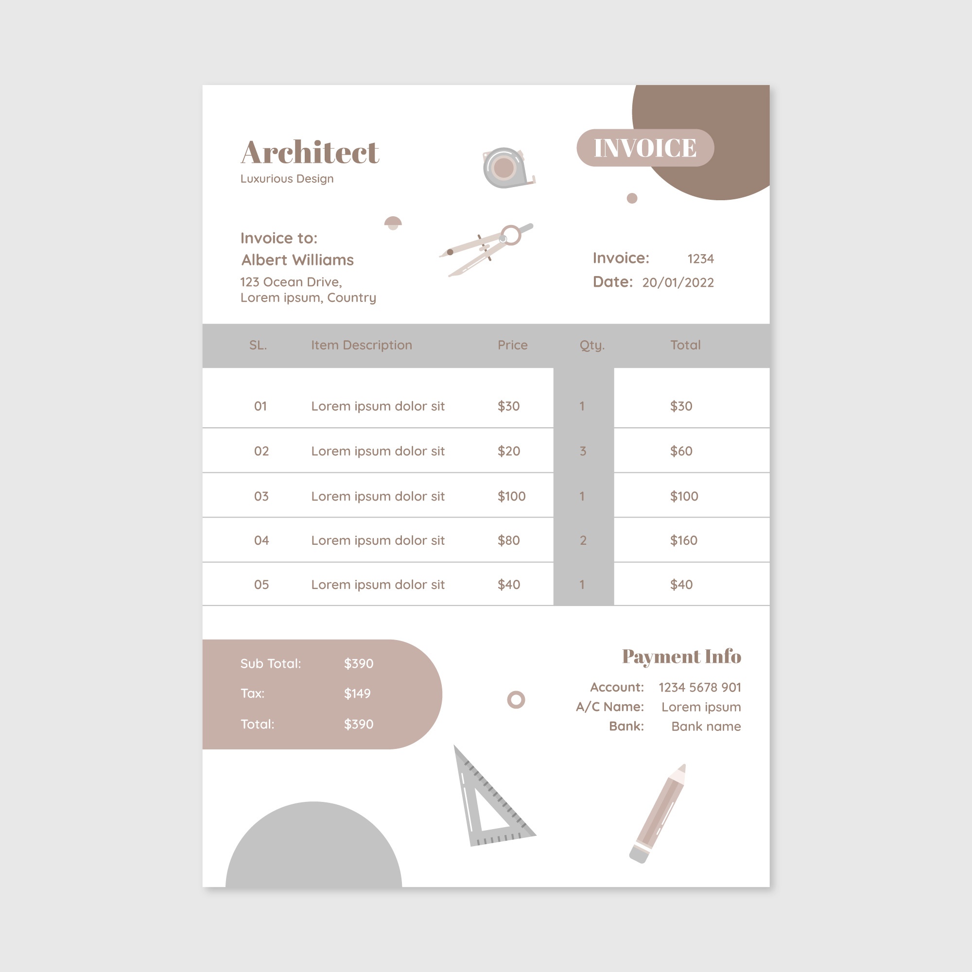 Layout sintetico dei pacchetti didattici